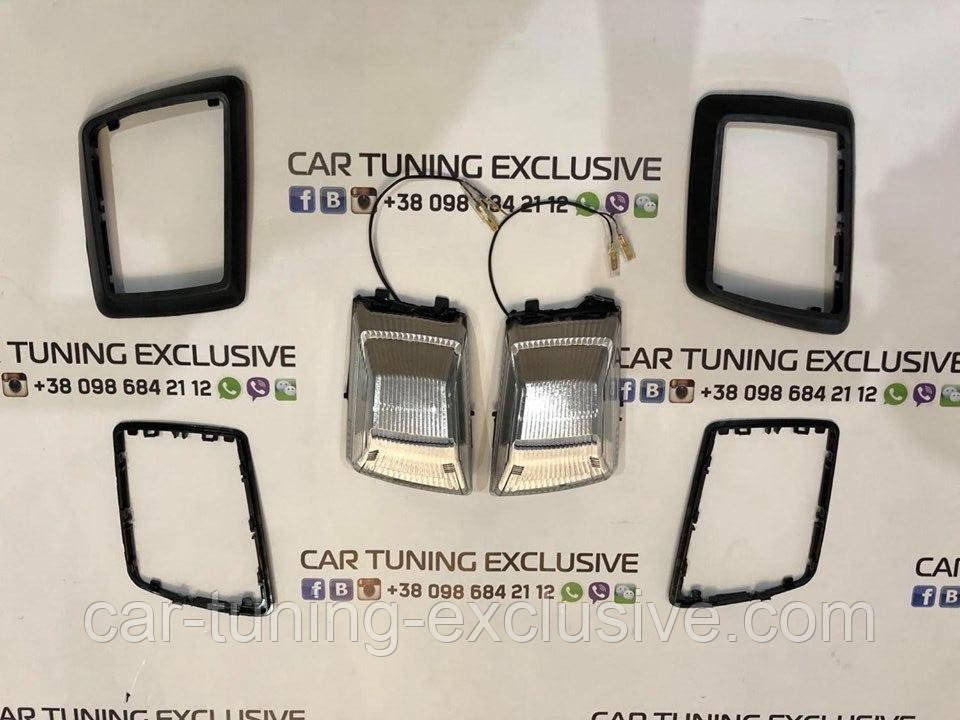 Turn signal overlays covers & LED flasher conversion on W463A for Mercedes G-class W463