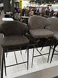 Обідній стілець KEEN (Кін) нафтової сірий в тканини від Concepto, фото 6