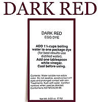 Американский анилиновый краситель для пишущих книг "dark red" бордовый