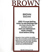 Американский анилиновый краситель для пишущих книг "brown" коричневый
