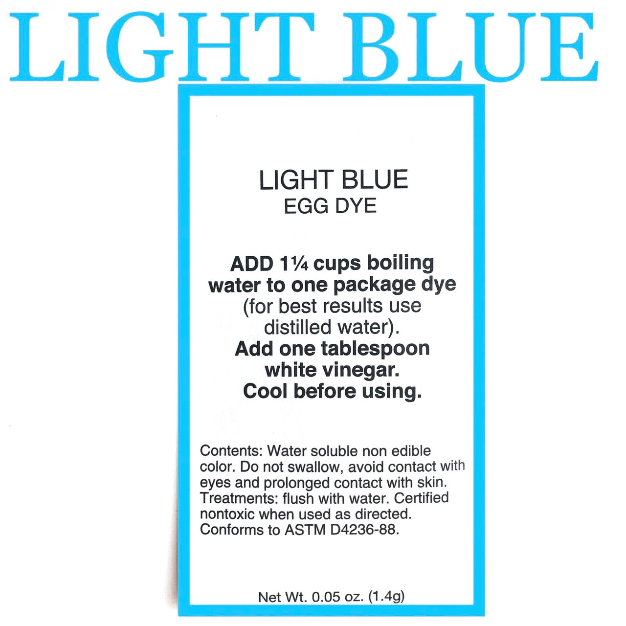 Американський аніліновий барвник для писанок "light blue" блакитний
