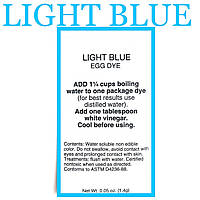Американський аніліновий барвник для писанок "light blue" блакитний