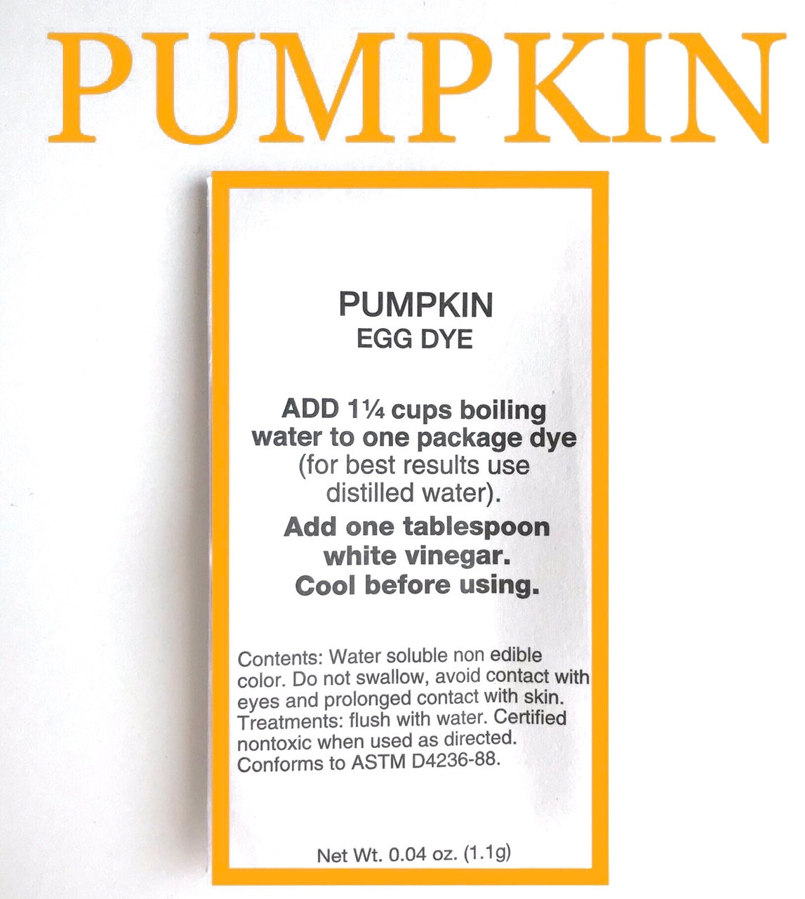 Американський аніліновий барвник для писанок "pumpkin" гарбузовий