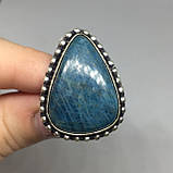Апатит кільце крапля з натуральним апатитом 17,4 розмір Індія!, фото 2