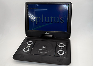 Портативний DVD плеєр Eplutus EP-1330T цифровим тюнером 14.1" DVD з Т2 дд переносне в машину, фото 3