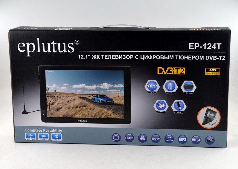 Автомобильный телевизор DVB-T2 12 Eplutus EP-124T - фото 4 - id-p1202725845