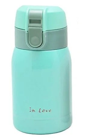 Термос залізний In Love SLD-250BL 200мл, блакитний