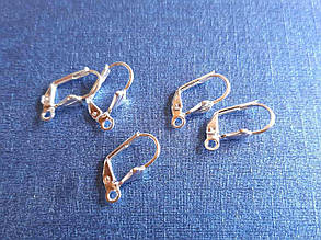 Швензи Англійський замок світле срібло 16 мм 100 шт. упаковка