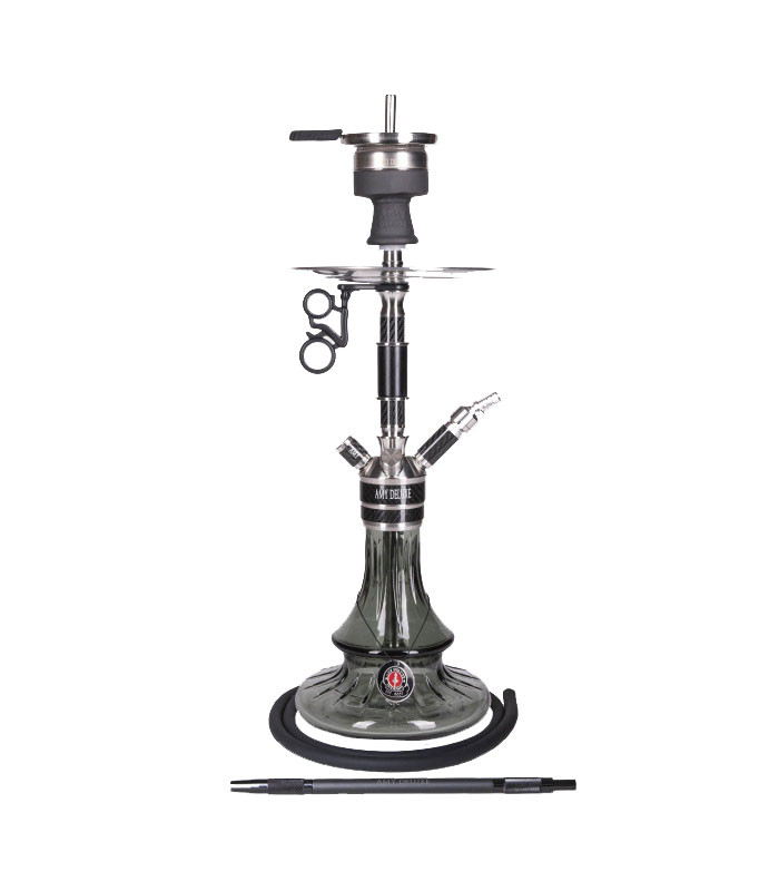 Кальян з нержавіючої шахтою AMY Deluxe 26.02 Carbonica Solid (60 см)
