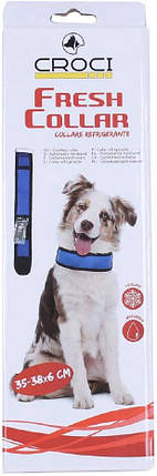 Нашийник охолоджуючий для собак Croci Harness Fresh 50-6 см (синій), фото 1
