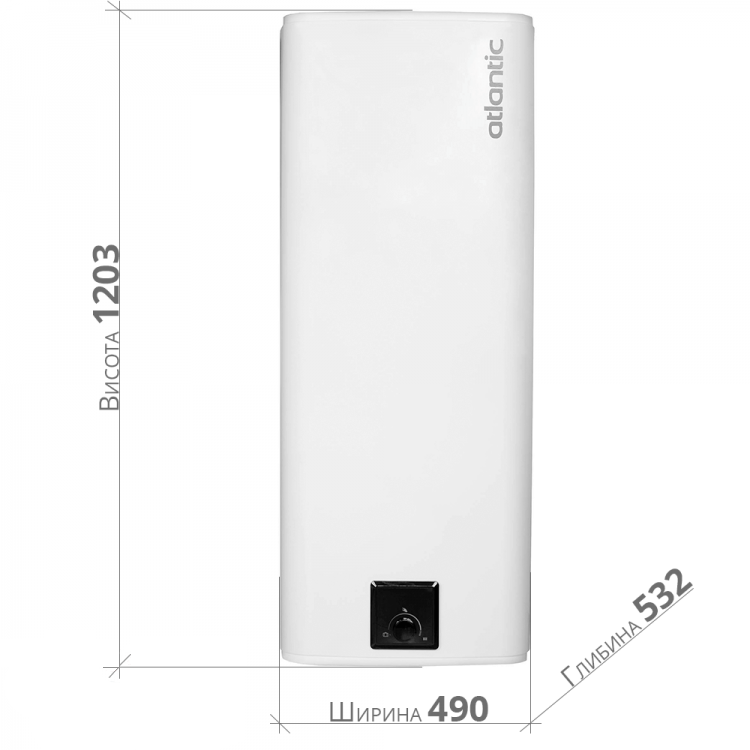 Бойлер електричний Atlantic Steatite Cube VM 150 S4 C 1500W 871221