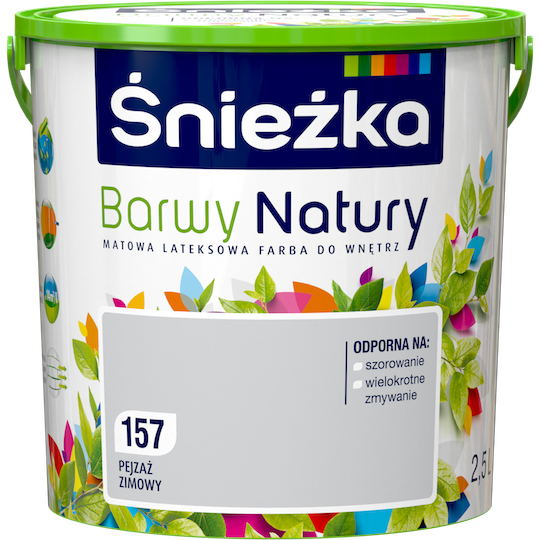 Фарба латексна Sniezka Barwy Natury 157Т ЗИМОВИЙ ПЕЙЗАЖ 2.5 л