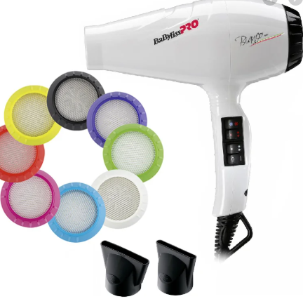Професійний фен з іонізацією BaByliss PRO BIANCO BAB6350IE білий 2100W