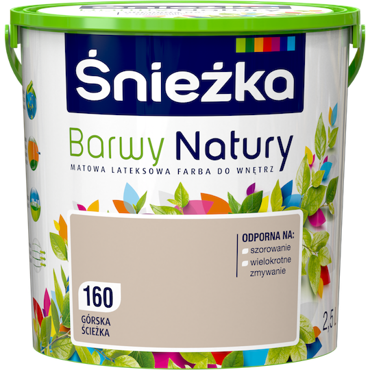 Фарба латексна Sniezka Barwy Natury 160Т Гірська стежина 2.5 л