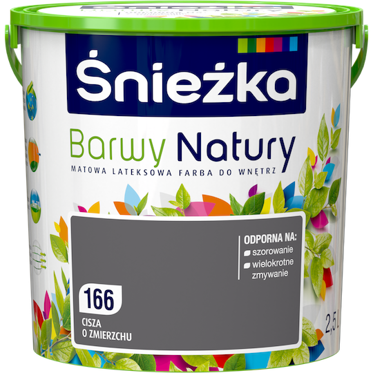 Фарба латексна Sniezka Barwy Natury 166Т ВЕЧІРНЯ ТИША 2.5 л