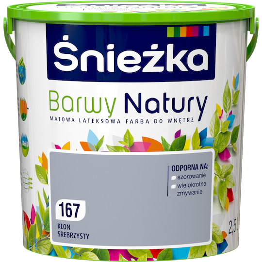 Фарба латексна Sniezka Barwy Natury 167Т СРІБНИЙ КЛЕН 2.5 л