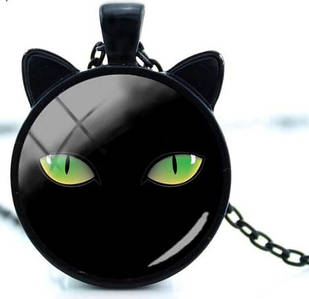 Підвіска, кулон із котиком на ланцюжку