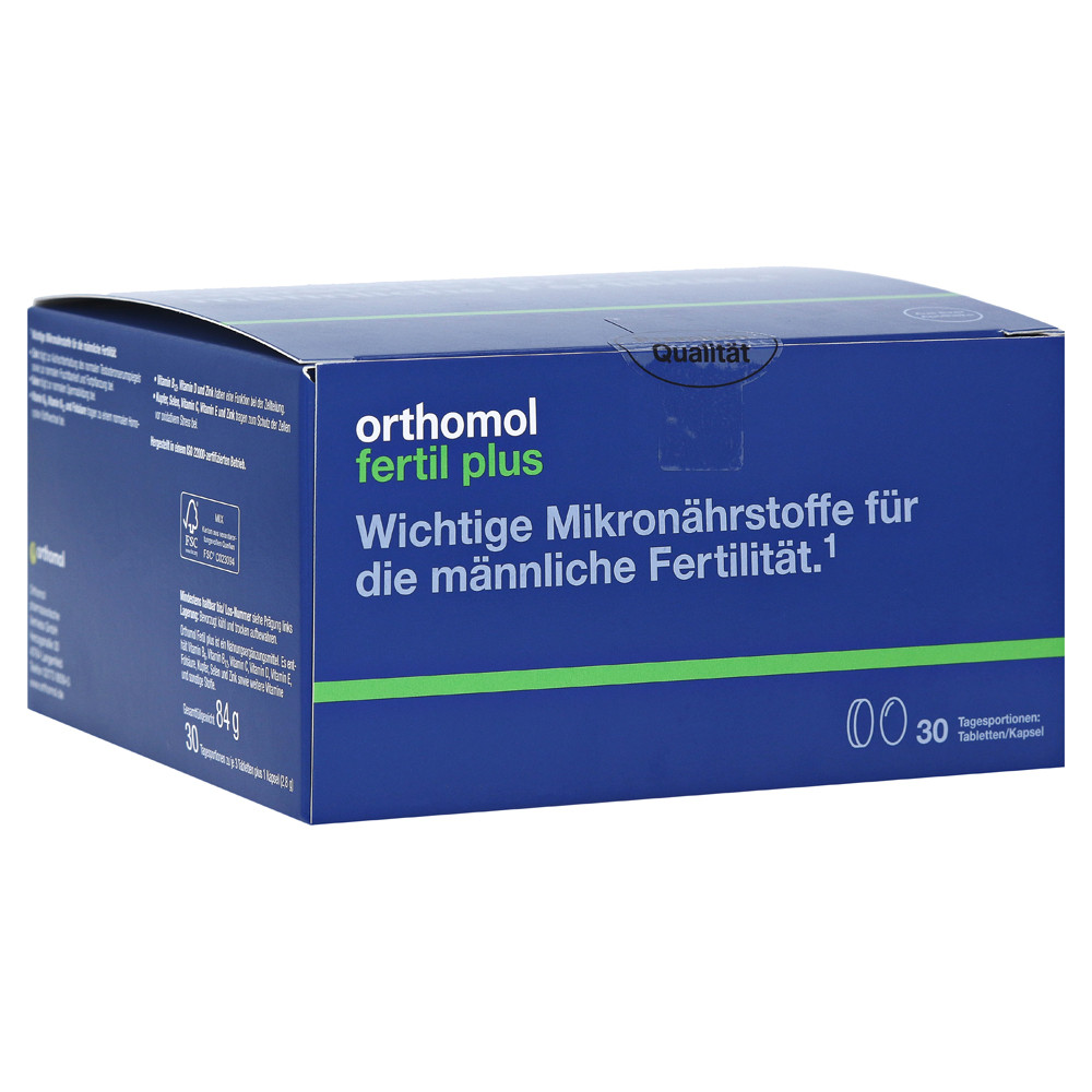 Вітамінний комплекс Ортомол Фертил Плюс Orthomol Fertil Plus на 30 днів капсули + таблетки