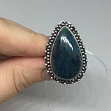 Апатит кільце крапля з натуральним апатитом 17,5 розмір Індія!, фото 3