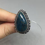 Апатит кільце крапля з натуральним апатитом 17,5 розмір Індія!, фото 4