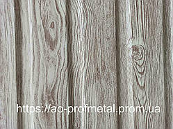 Профнастил с рисунком под белое дерево, Профлист белое дерево, Металлопрофиль принтеч белое дерево.