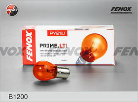 Лампа РY21W 12В поворотна 1-контакт жовтий упаковка 10 шт. (B1200#10)