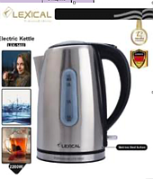 Електрочайник для дому неіржавка сталь 1.7 л Lexical LEK-1402