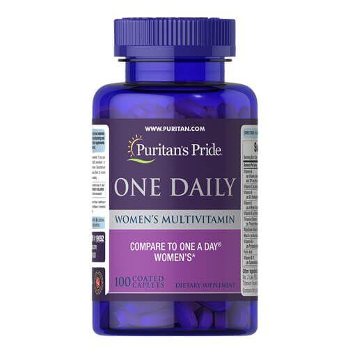 Вітаміни для жінок - Puritan's Pride One Daily women's Multivitamin 100 caplets