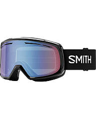 Гірськолижна маска Smtih Drift Black Лінза S1 Blue Sensor Mirror