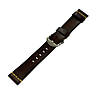 Шкіряний ремінець Primolux C052B Steel buckle для годинника Samsung Galaxy Watch 3 45mm (SM-R840) - Dark Brown, фото 6