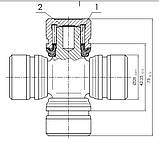 Хрестовина кермового вала 400-2201025-08 (28х72/42), фото 3