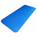 Килимок для йоги та фітнесу Power System Fitness Premium Mat PS-4088 Blue, фото 2