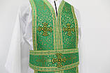 Священичі ризи, зелений, фото 6