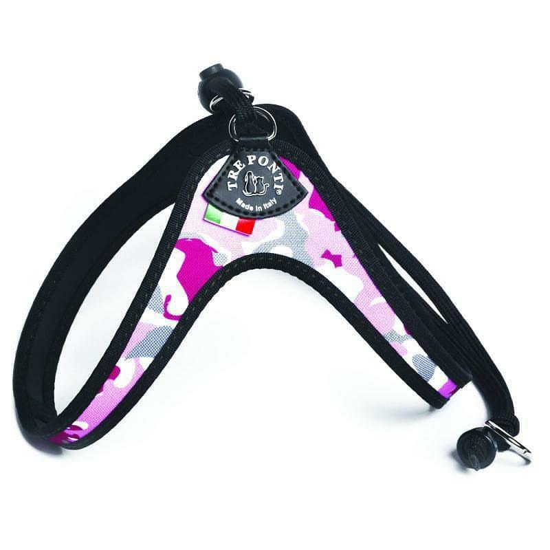 Шлея Tre Ponti Easy Fit рожевий камуфляж T0110MM size 1 (1-3 kg) (Tre Ponti)