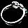 Срібне кільце із сапфіром, 1452КС, фото 3