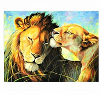 Полотно на картоні з контуром, Животные №3, 30*40, бавовна, акрил, ROSA START GPA284103