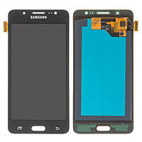 Дисплей для Samsung J510 Galaxy J5 (2016), модуль в зборі (екран і сенсор), OLED Черный