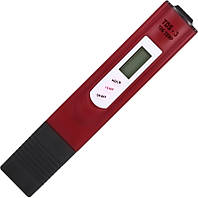 PH тестер для воды и температуры 0-9990ppm TDS-3 Red