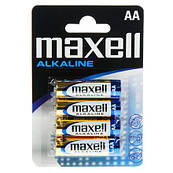 Батарейка AA Maxell Alkaline LR6 в блистере 1шт (4шт в уп.)