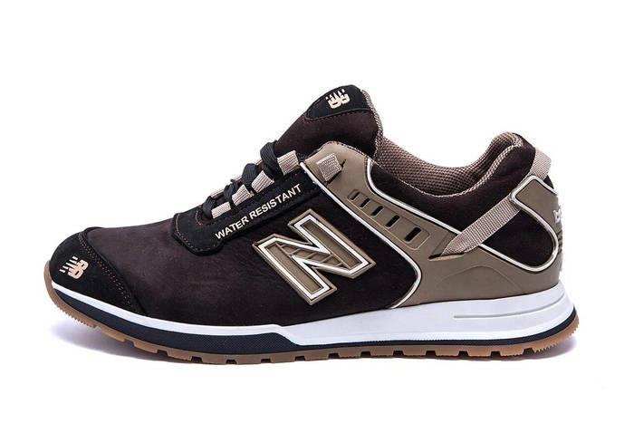 Мужские кожаные кроссовки NB Clasic Brown BEISHOP (ID#1202937284), цена ...