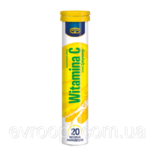 Шипучі таблетки-вітаміни Kruger Vitamina C, фото 1
