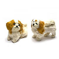 Собака штучне хутро (12,5х15х7,5 см)