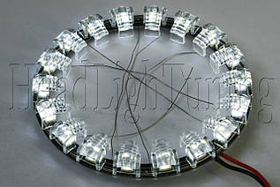 Ангельські очі LED-SMD LOTUS 90 мм. для біксенонових лінз 3,0" (<unk> 76 мм)