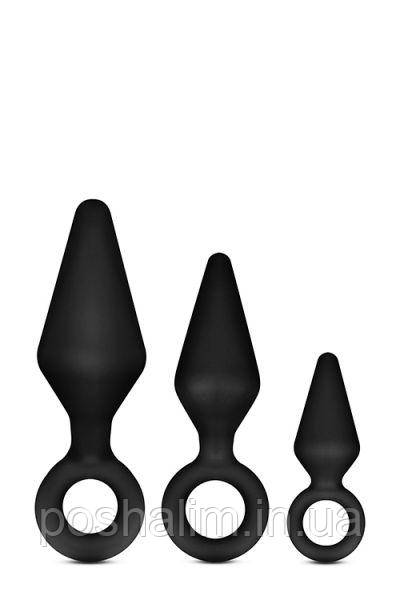 Анальні корки набір Luxe Wearable Night Rimmer Kit Black, фото 1