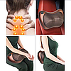 Роликовий масажер для спини та шиї Massage pillow GHM 8028 | масажна подушка, фото 2