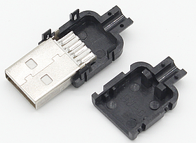 USB-A штекер/вилка USB A