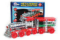 Конструктор металлический "Поезд ТехноК" 20.5 х 16 х 4 см, арт. 4814
