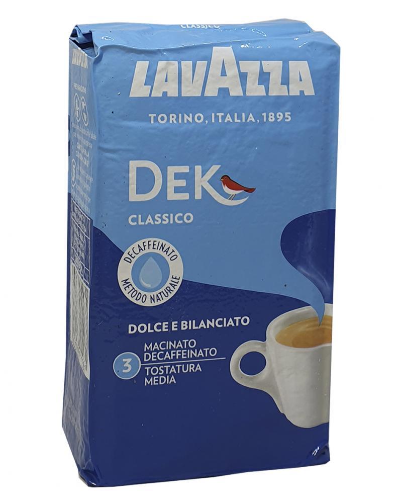 Кава Lavazza DEK Decaffeinated Ground Coffee 250 г Лавацца без кофеїну мелений Італія оригінал