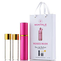 Женский мини парфюм Montale Roses Musk, набор 3х15 мл