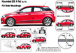 Молдинги на двері для Hyundai i20 Mk2 2014-2020, фото 5
